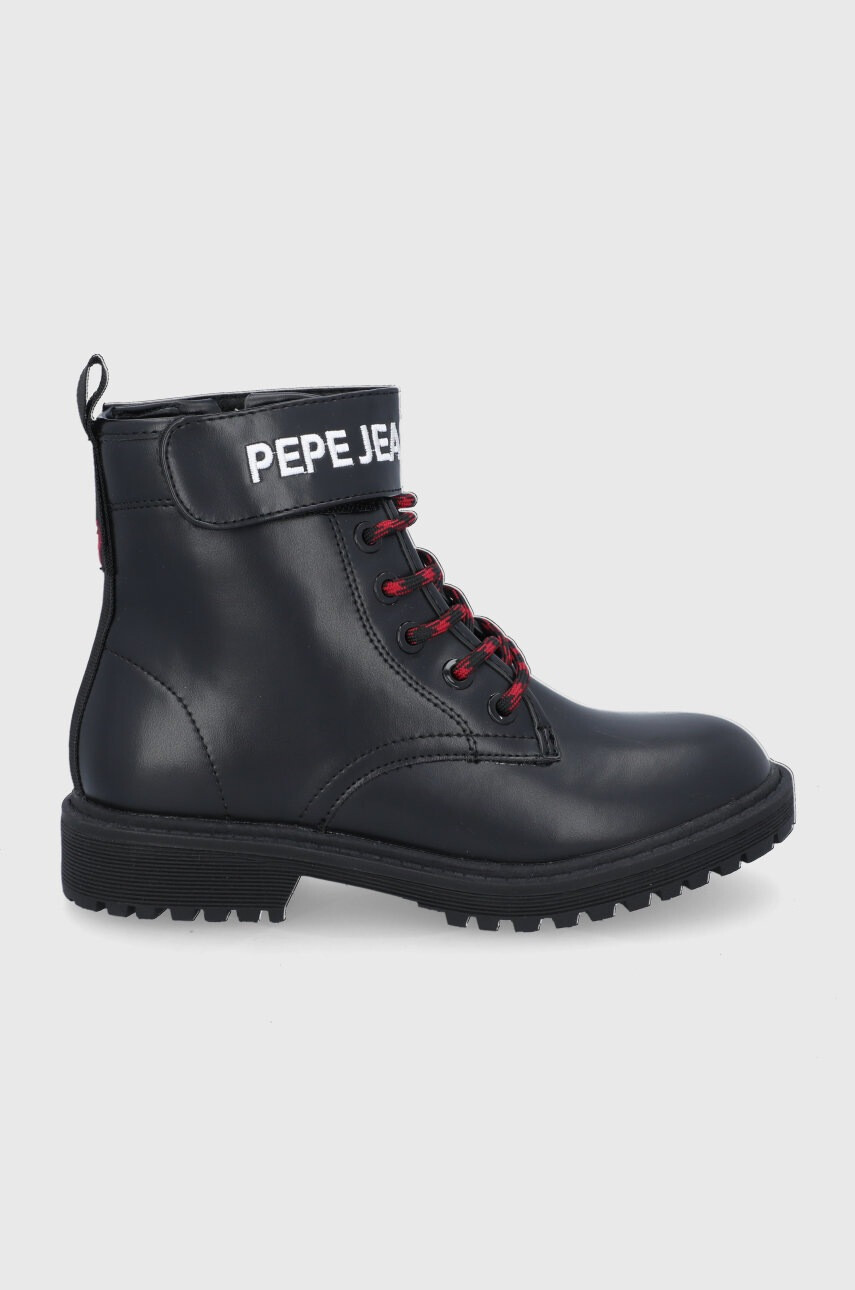 Pepe Jeans Детски боти в черно - Pepit.bg
