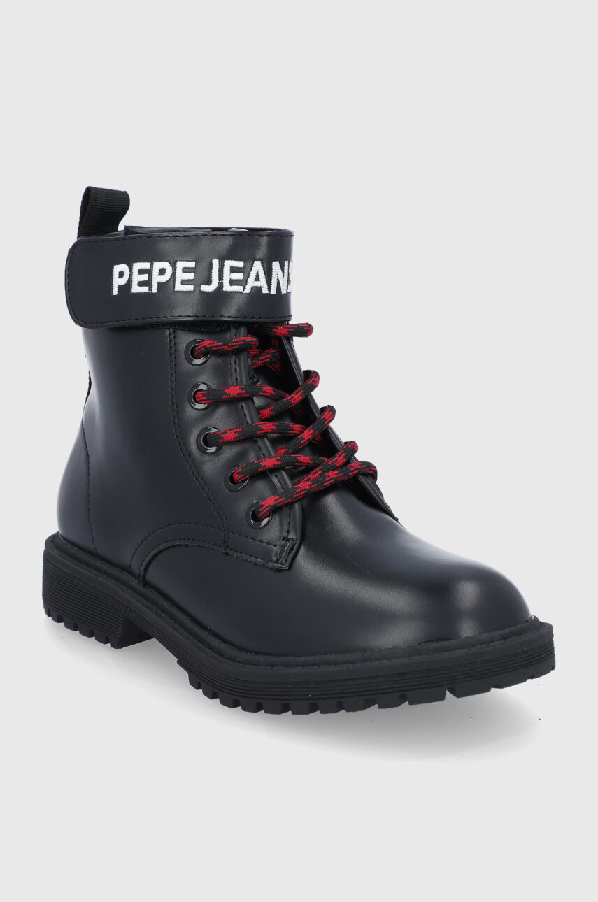 Pepe Jeans Детски боти в черно - Pepit.bg