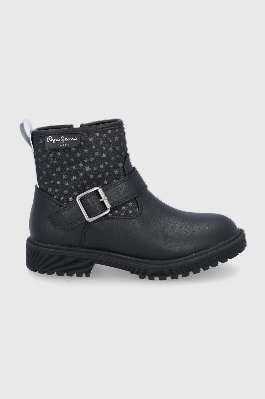 Pepe Jeans Детски боти в черно - Pepit.bg