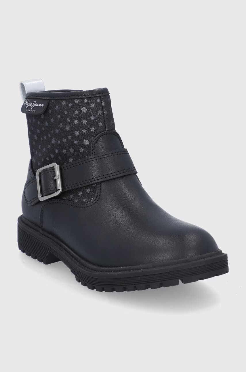 Pepe Jeans Детски боти в черно - Pepit.bg