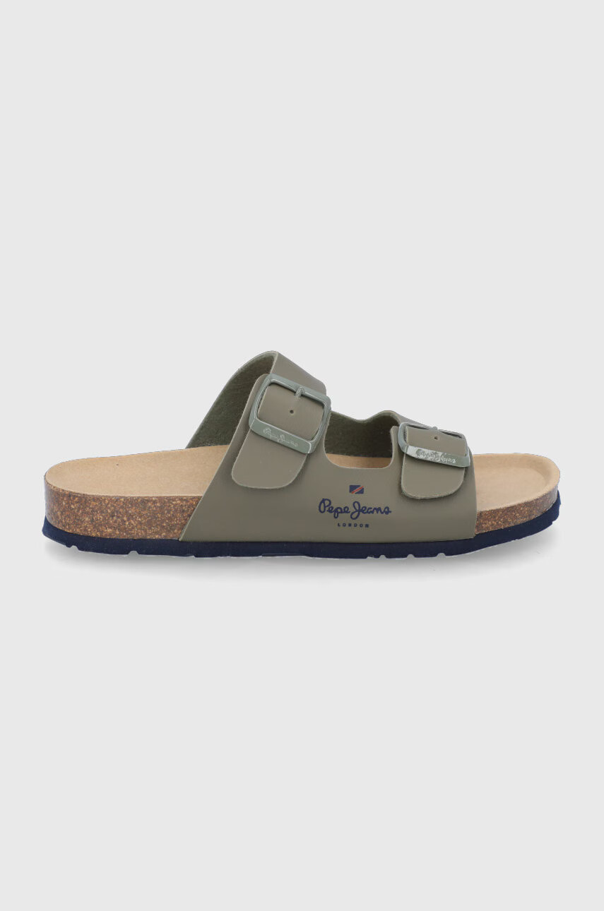 Pepe Jeans Детски чехли в зелено - Pepit.bg
