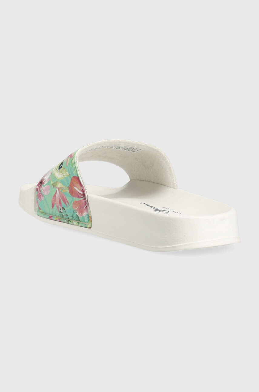 Pepe Jeans Детски чехли Silder Martina G в бяло - Pepit.bg