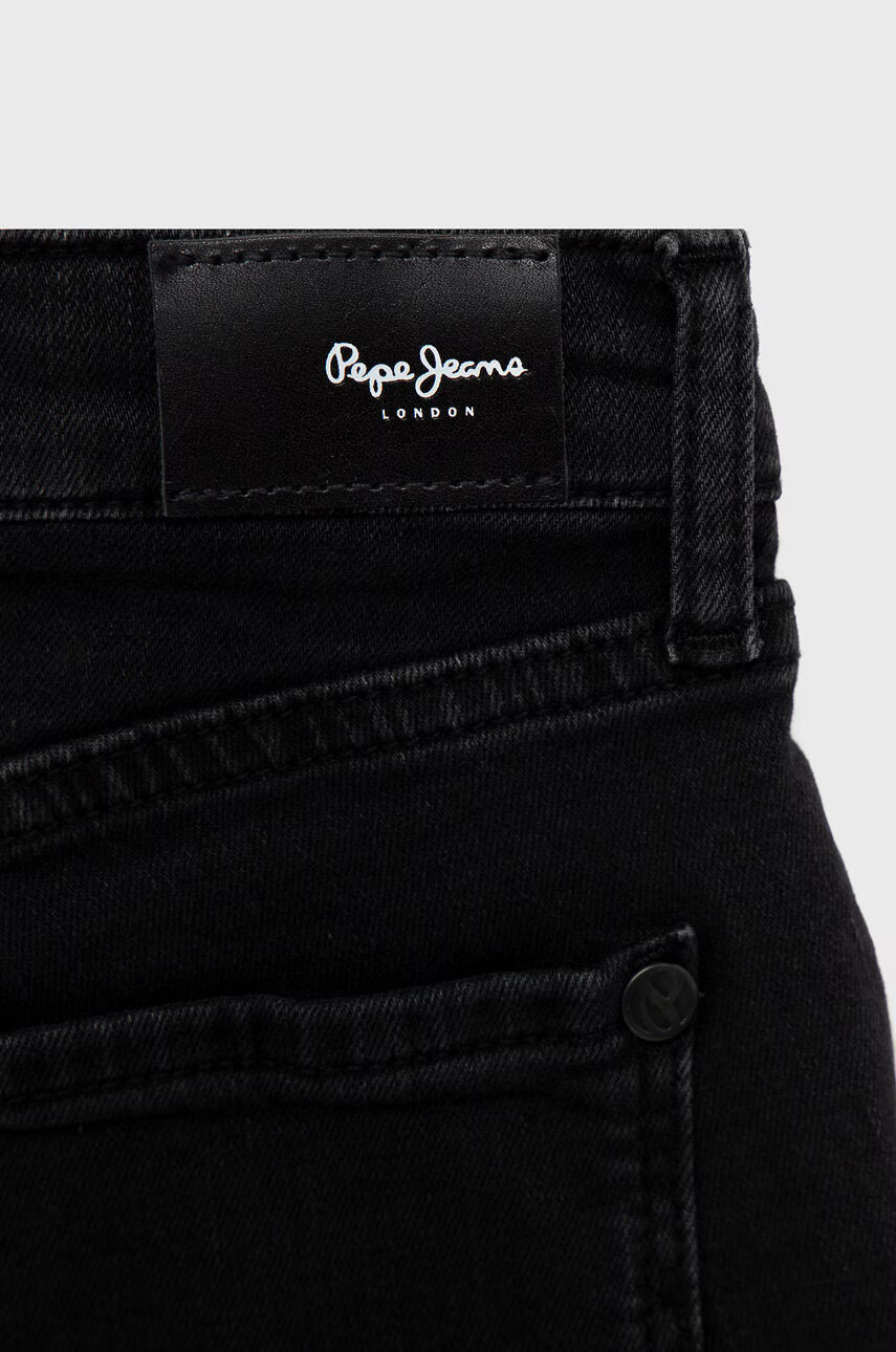 Pepe Jeans Детски дънков къс панталон в сиво с регулируема талия - Pepit.bg