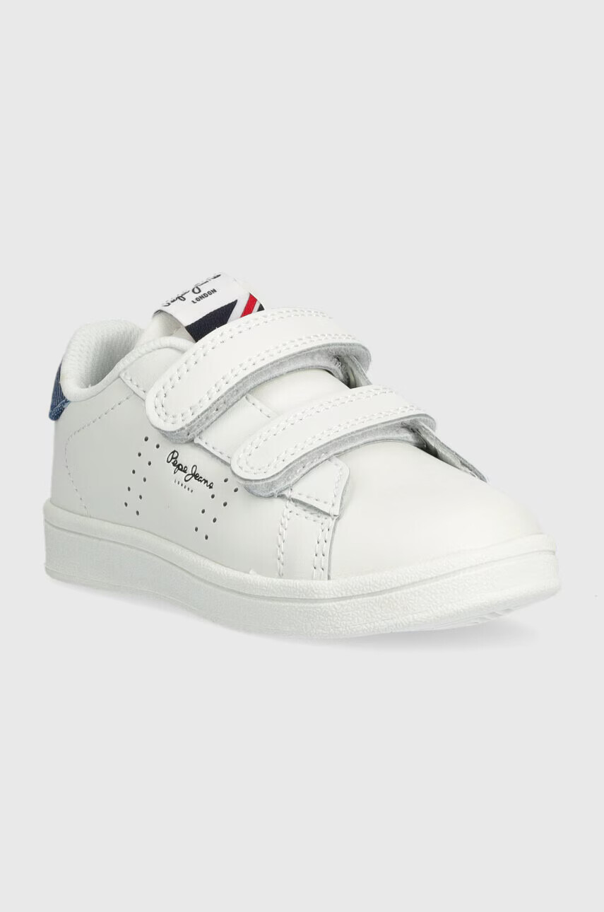 Pepe Jeans Детски маратонки в бяло - Pepit.bg