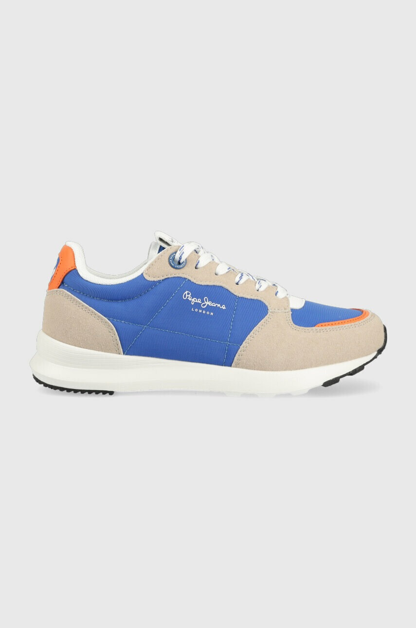 Pepe Jeans Детски маратонки York Mix B в синьо - Pepit.bg