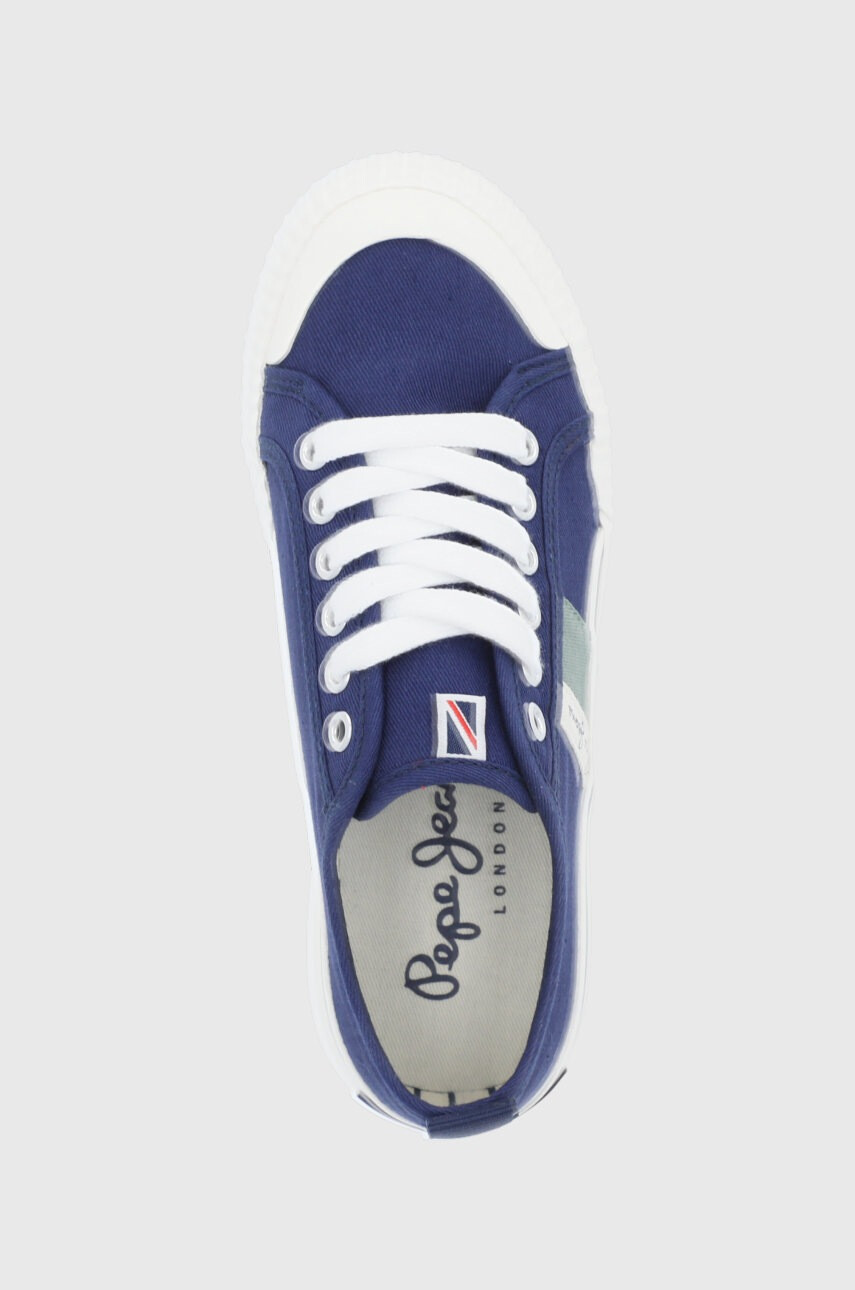 Pepe Jeans Детски ниски кецове в тъмносиньо - Pepit.bg