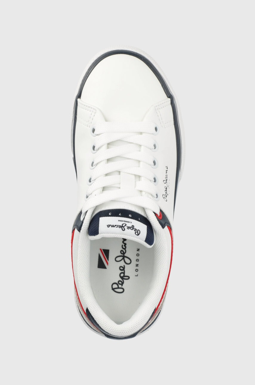Pepe Jeans Детски ниски кецове в бяло - Pepit.bg