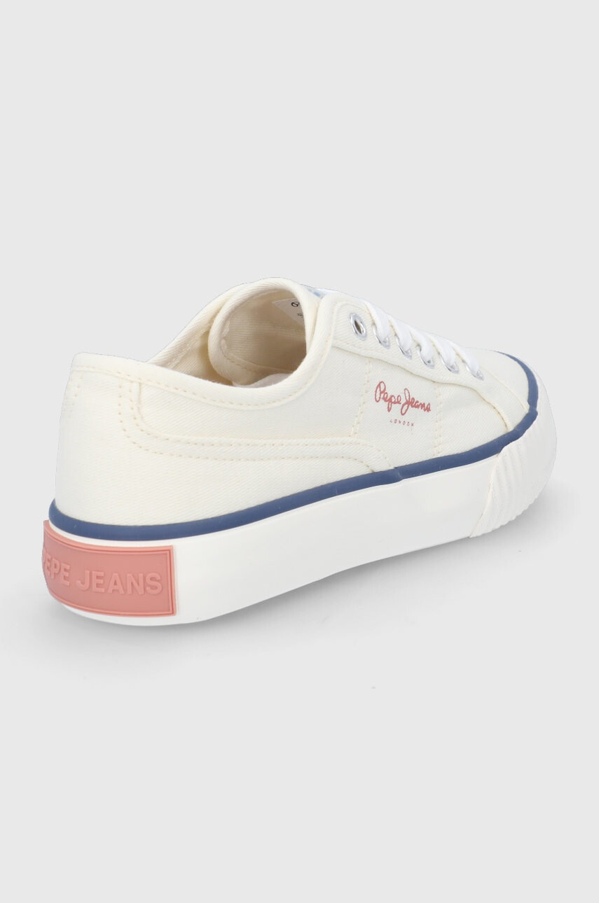 Pepe Jeans Детски ниски кецове в зелено - Pepit.bg