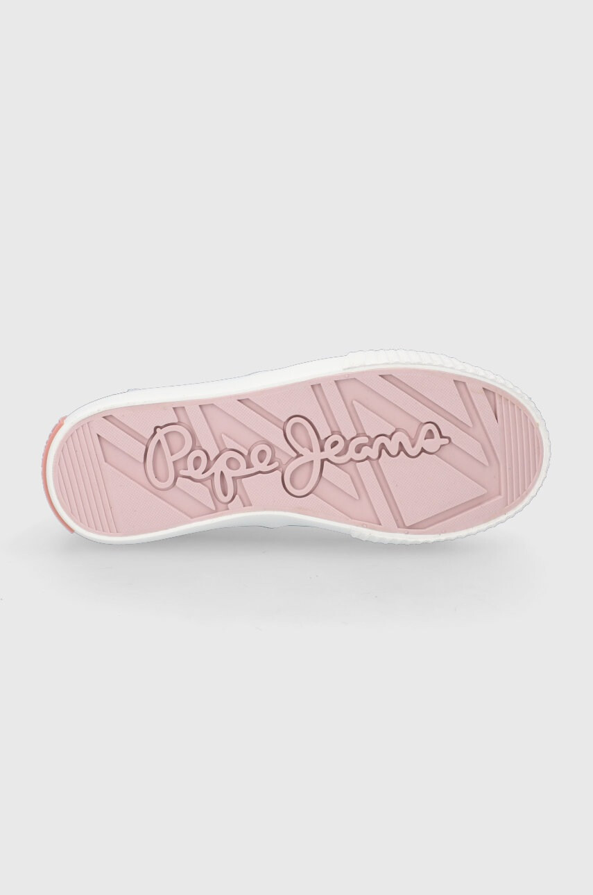 Pepe Jeans Детски ниски кецове в зелено - Pepit.bg