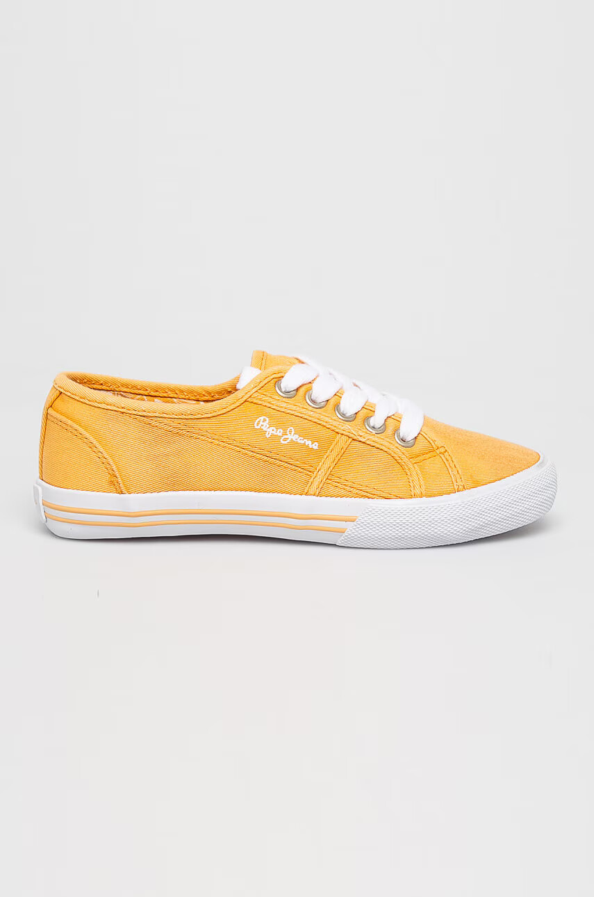 Pepe Jeans Детски ниски кецове Baker Canvas - Pepit.bg