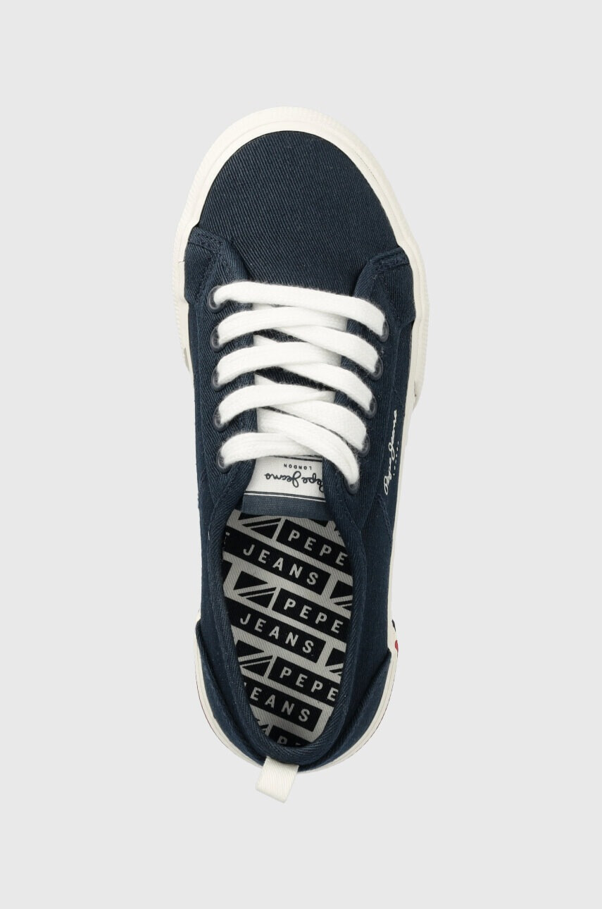 Pepe Jeans Детски ниски кецове в тъмносиньо - Pepit.bg