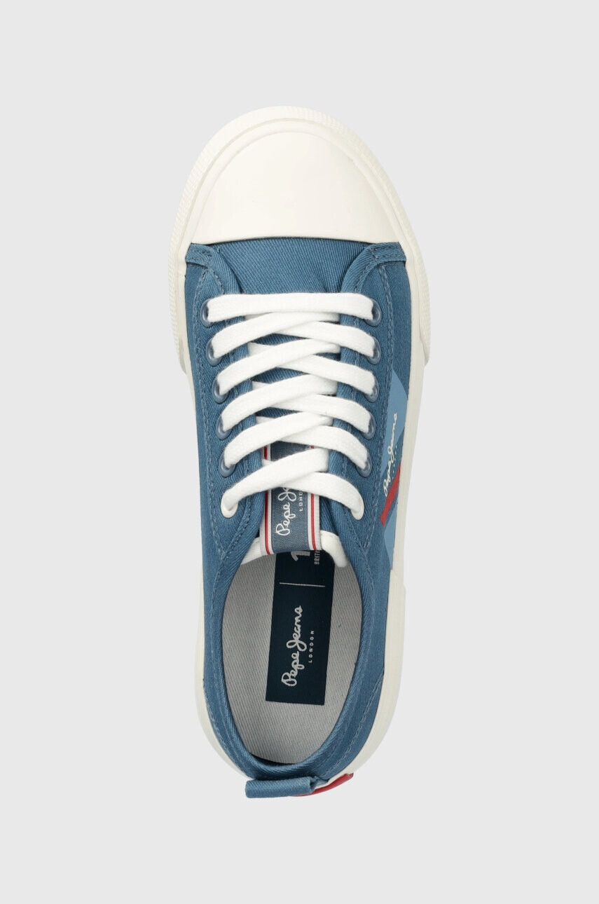 Pepe Jeans Детски ниски кецове в синьо - Pepit.bg