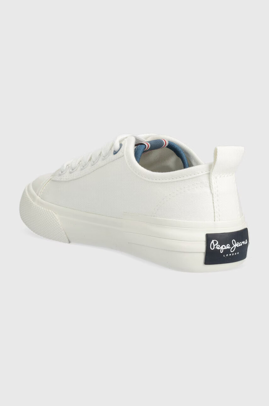 Pepe Jeans Детски ниски кецове в бяло - Pepit.bg