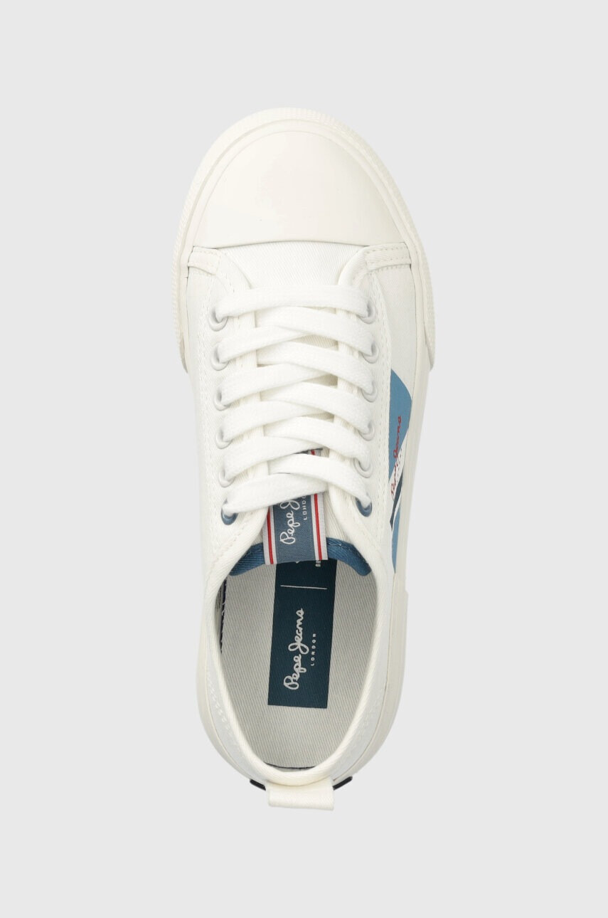 Pepe Jeans Детски ниски кецове в бяло - Pepit.bg