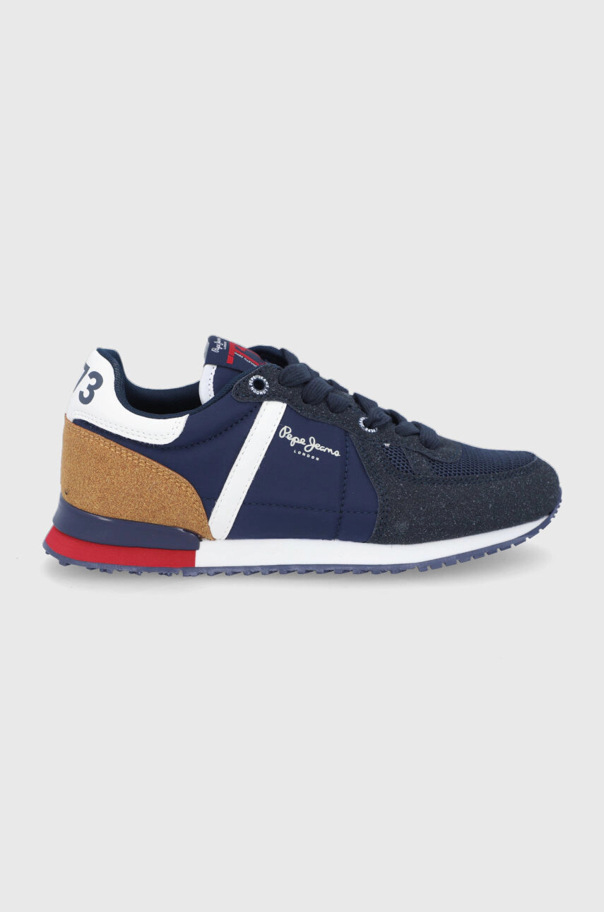 Pepe Jeans Детски обувки Sidney в тъмносиньо - Pepit.bg
