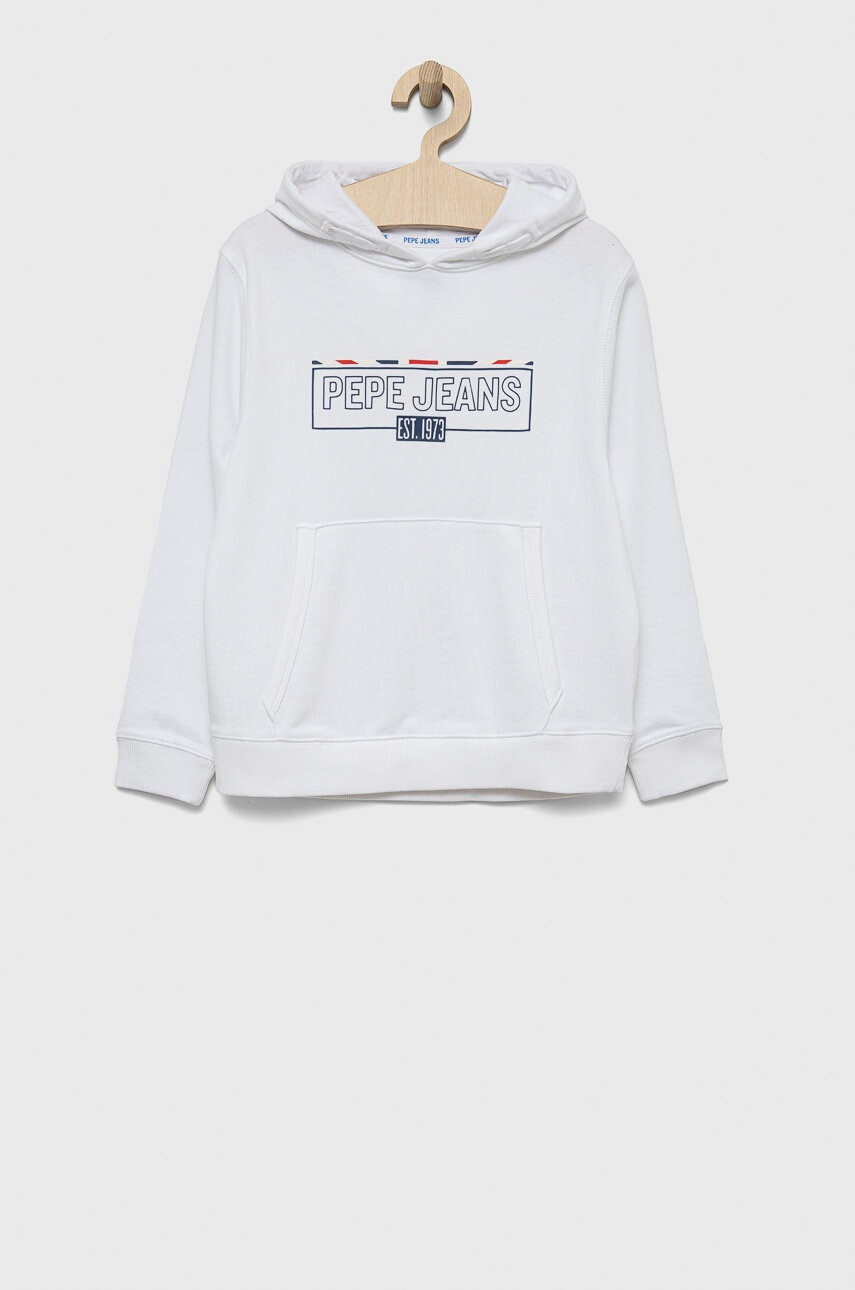 Pepe Jeans Детски памучен суичър - Pepit.bg