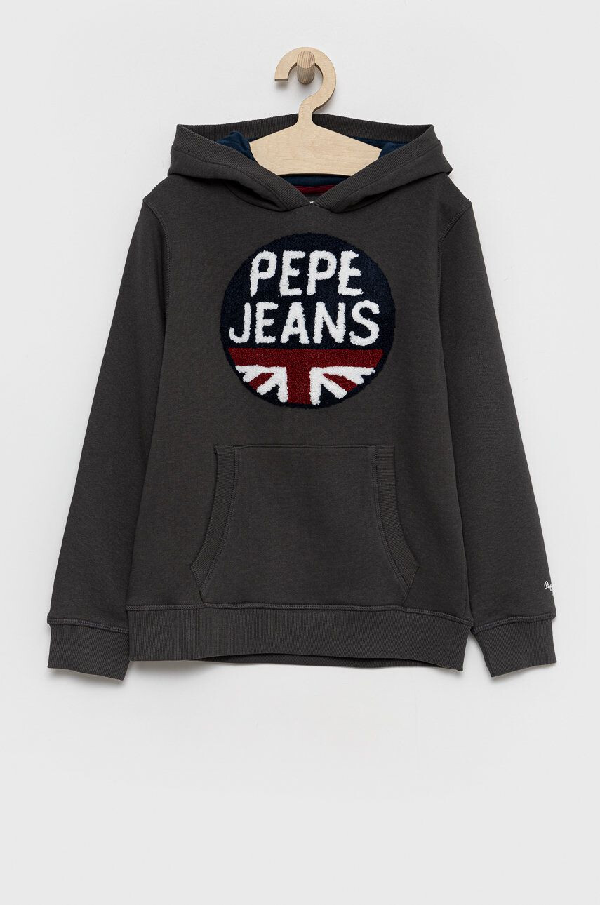 Pepe Jeans Детски памучен суичър - Pepit.bg