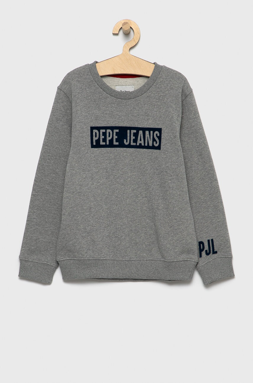 Pepe Jeans Детски памучен суичър - Pepit.bg