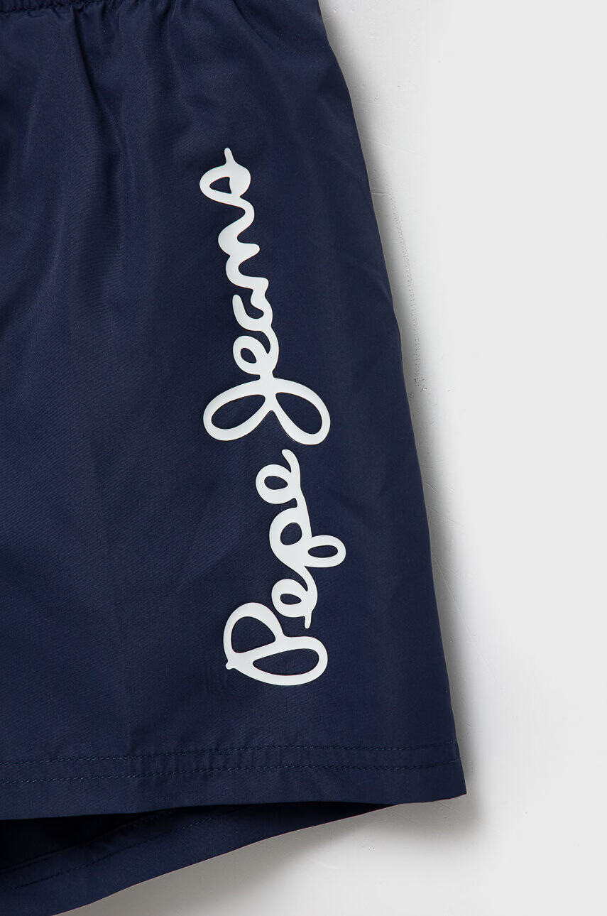 Pepe Jeans Детски плувни шорти в тъмносиньо с принт - Pepit.bg