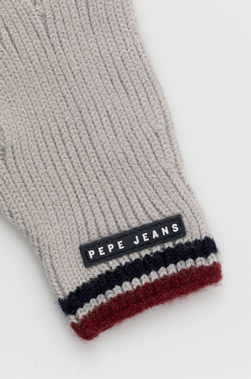 Pepe Jeans Детски ръкавици в сиво - Pepit.bg