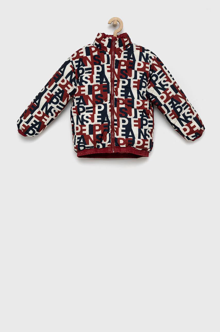 Pepe Jeans Детско яке с две лица в червено - Pepit.bg