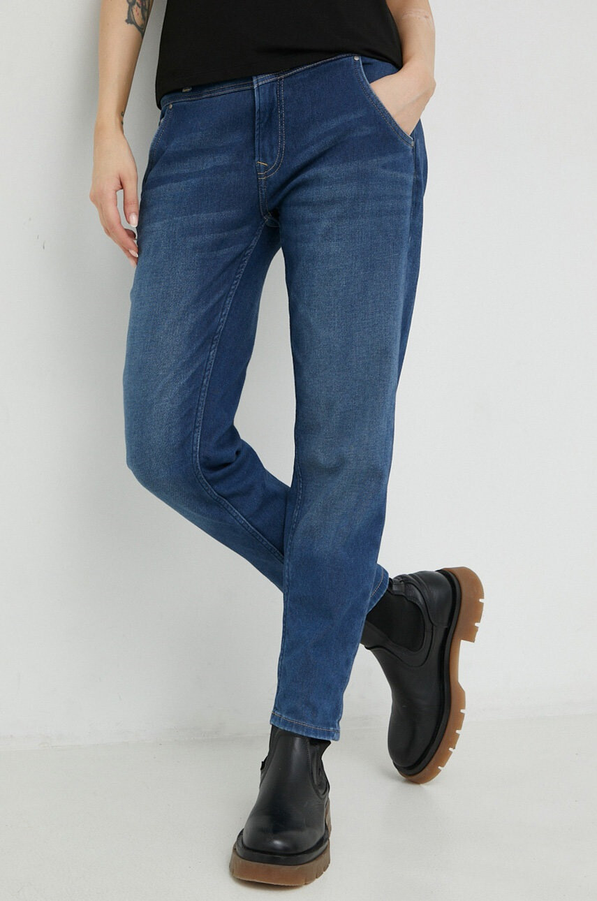 Pepe Jeans Дънки в с висока талия - Pepit.bg