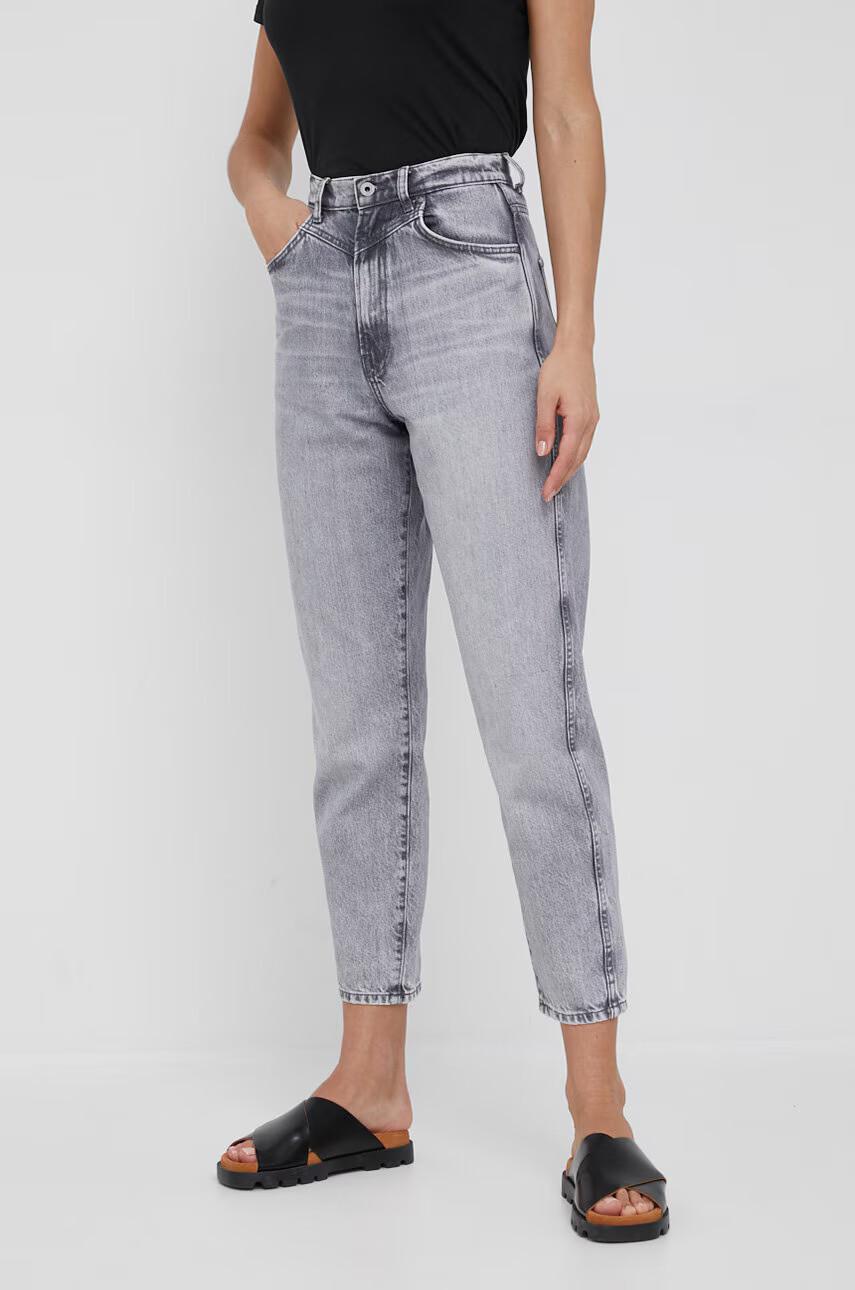 Pepe Jeans Дънки дамски с висока талия - Pepit.bg