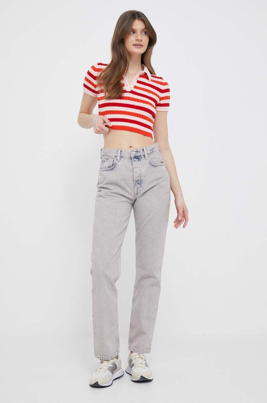 Pepe Jeans Дънки Celyn Rose с висока талия - Pepit.bg