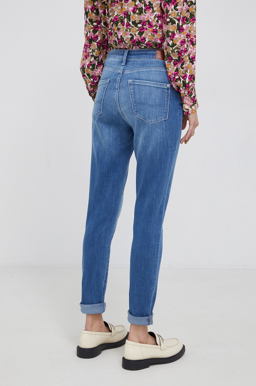 Pepe Jeans Дънки Dion дамски с висока талия - Pepit.bg