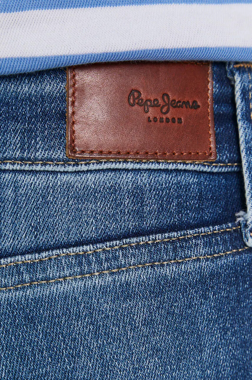 Pepe Jeans Дънки дамски с висока талия - Pepit.bg