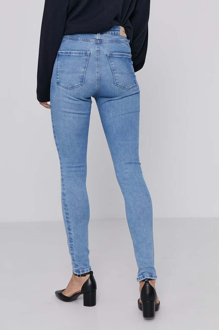 Pepe Jeans Дънки дамски с висока талия - Pepit.bg