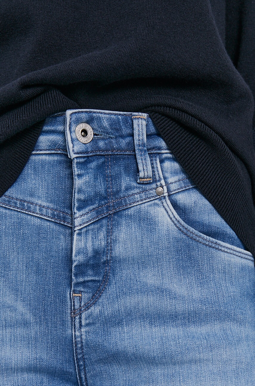 Pepe Jeans Дънки дамски с висока талия - Pepit.bg