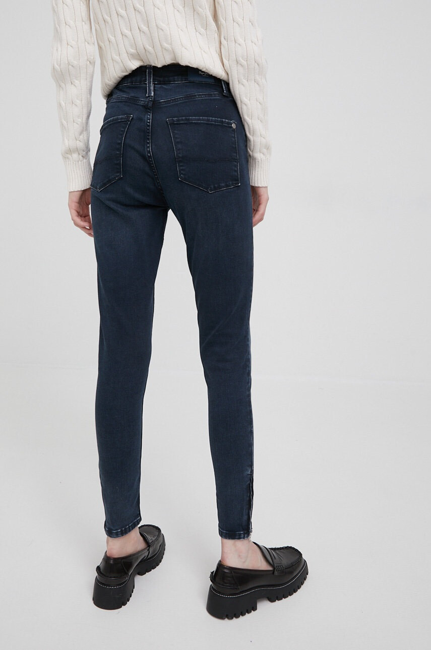 Pepe Jeans Дънки Dion Zip дамски с висока талия - Pepit.bg