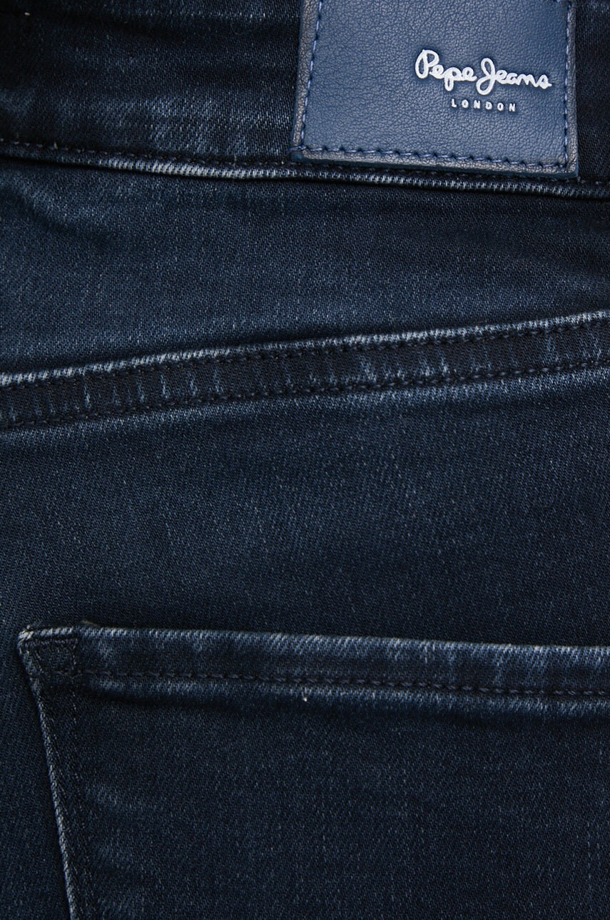 Pepe Jeans Дънки Dion Zip дамски с висока талия - Pepit.bg
