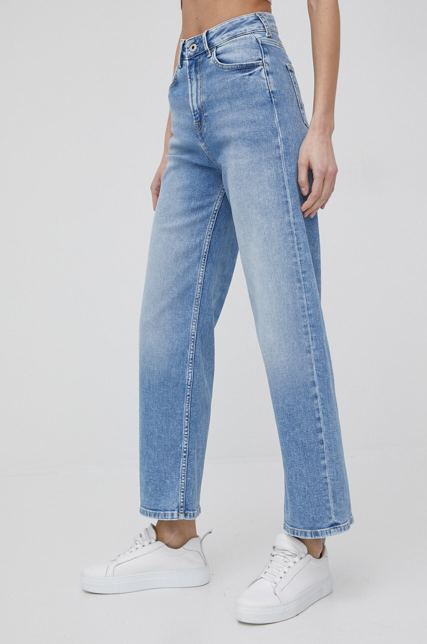 Pepe Jeans Дънки Lexa Sky High дамски с висока талия - Pepit.bg