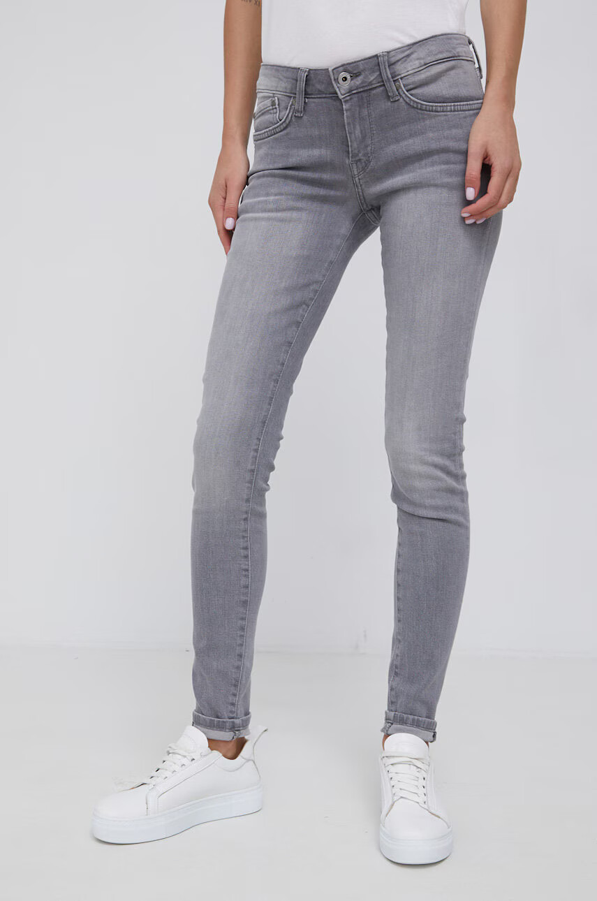 Pepe Jeans Дънки Pixie дамски със стандартна талия - Pepit.bg