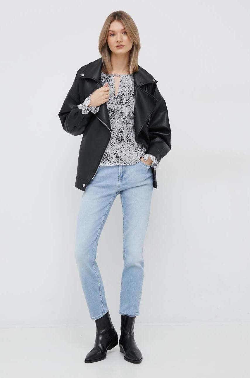 Pepe Jeans Дънки Violet с висока талия - Pepit.bg