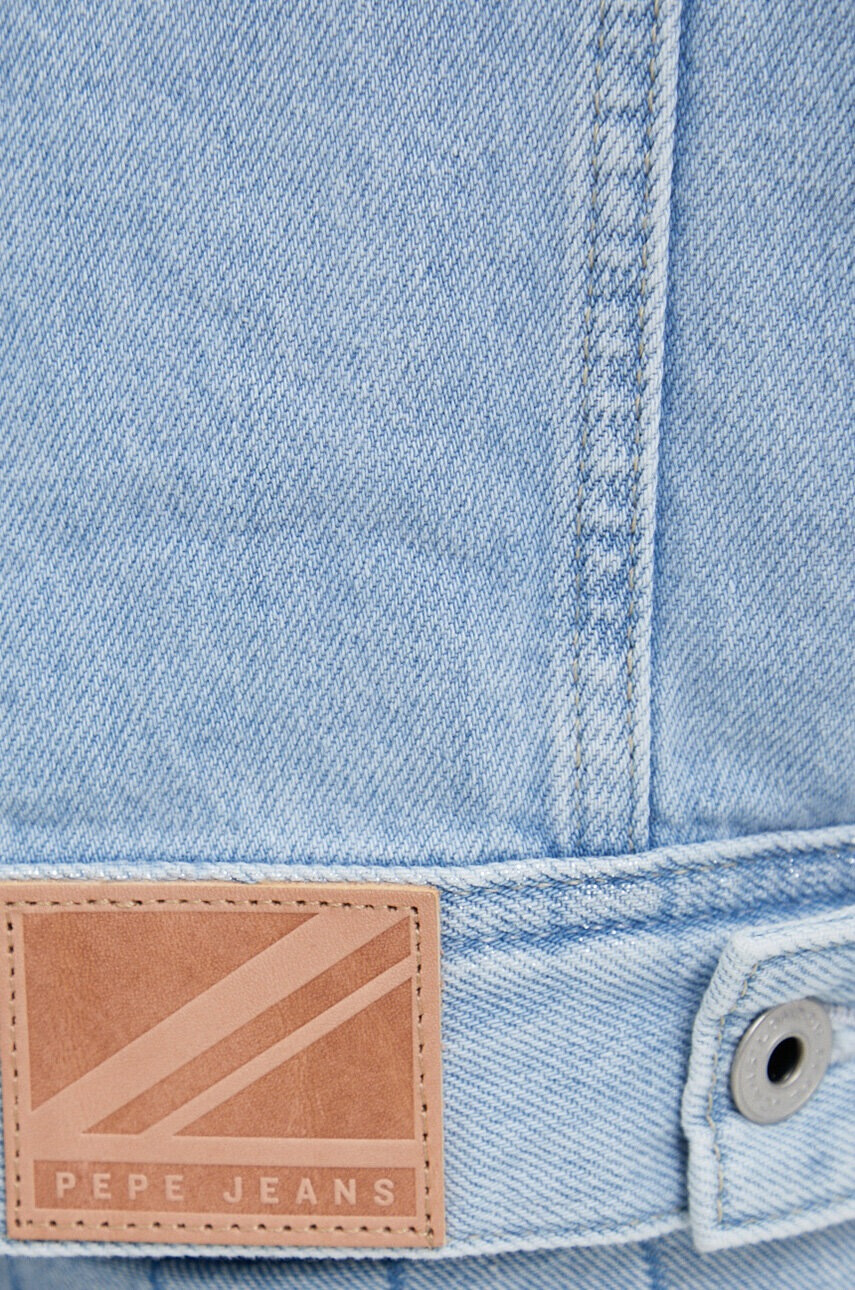 Pepe Jeans Дънков елек дамски в синьо с преходна изолация - Pepit.bg