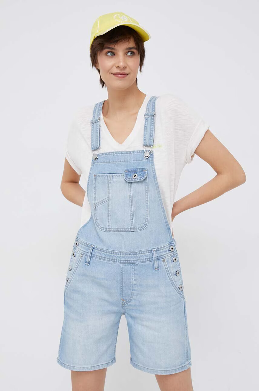 Pepe Jeans Дънков гащеризон Abby Fabby - Pepit.bg