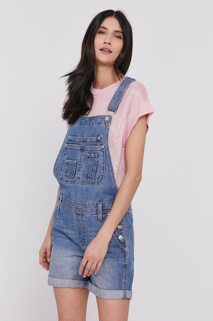 Pepe Jeans Дънков гащеризон Abby Fabby - Pepit.bg