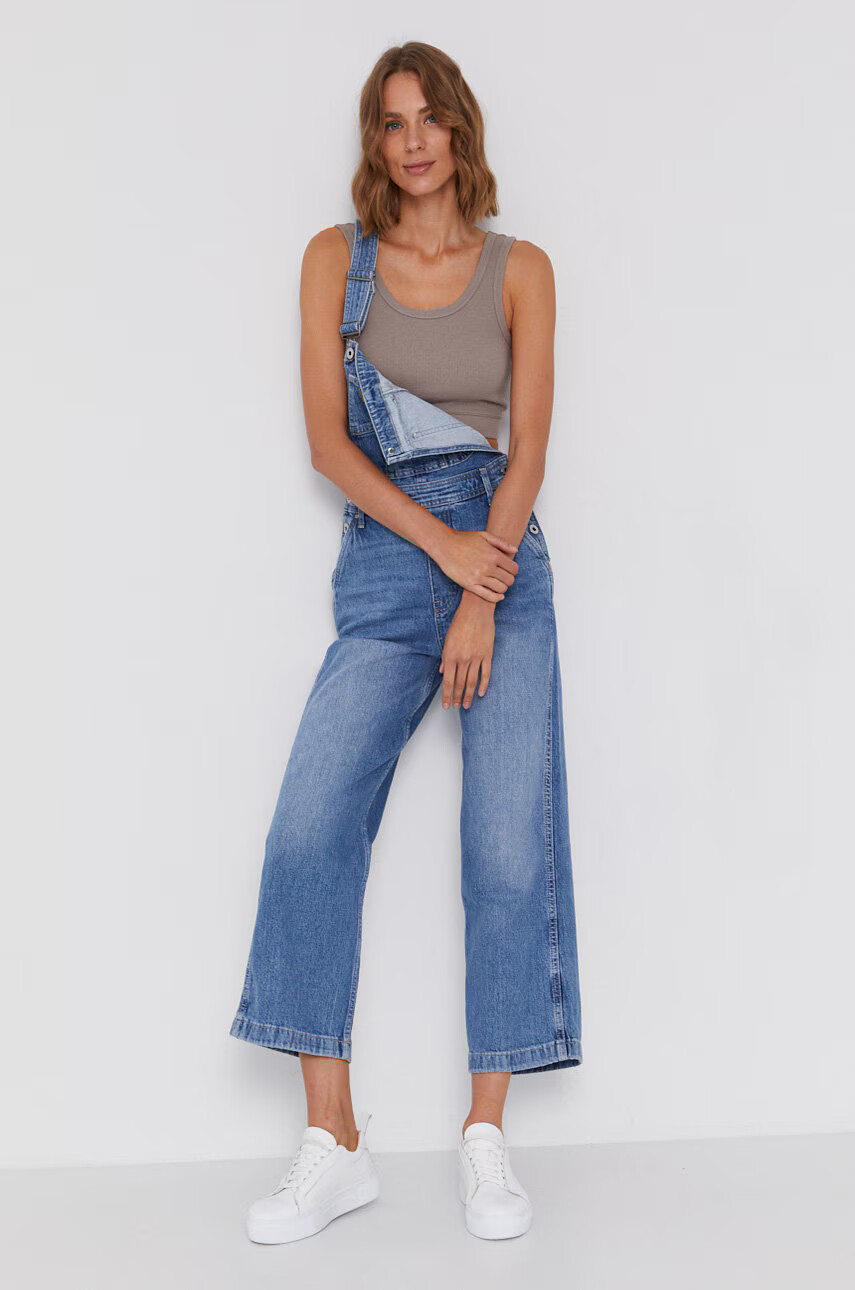 Pepe Jeans Дънков гащеризон Shay Indygo - Pepit.bg