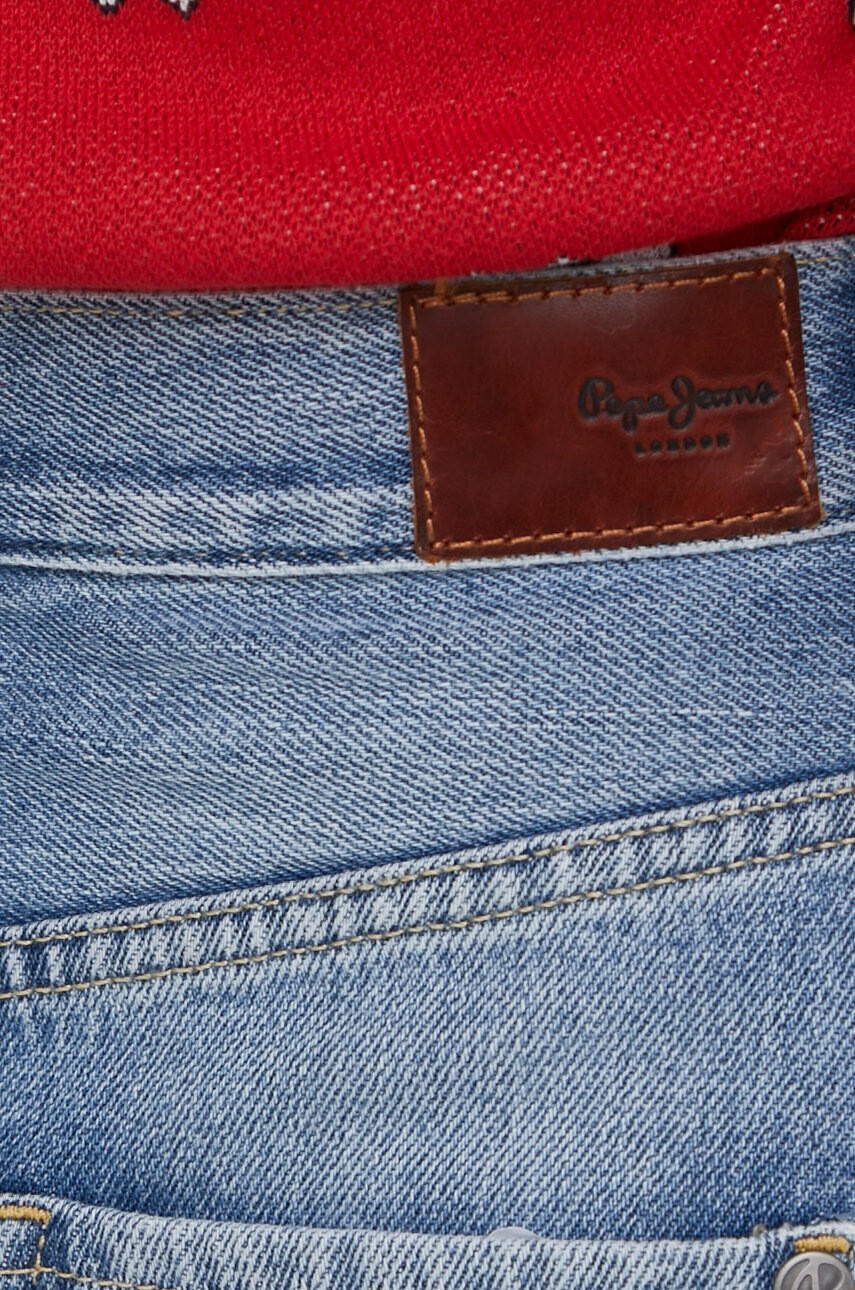 Pepe Jeans Дънкова пола Rachel Skirt къс модел със стандартна кройка - Pepit.bg