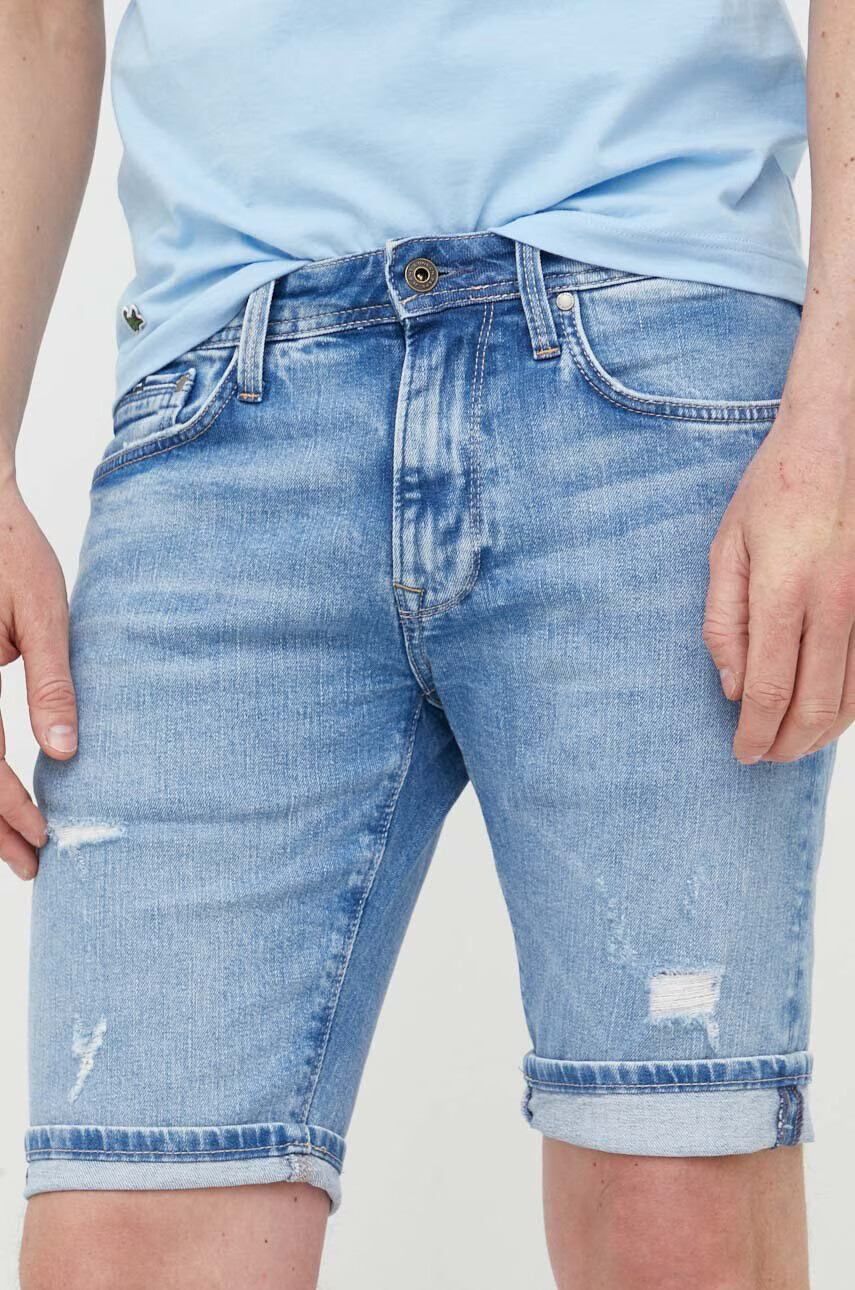 Pepe Jeans Дънкови къси панталони в синьо - Pepit.bg