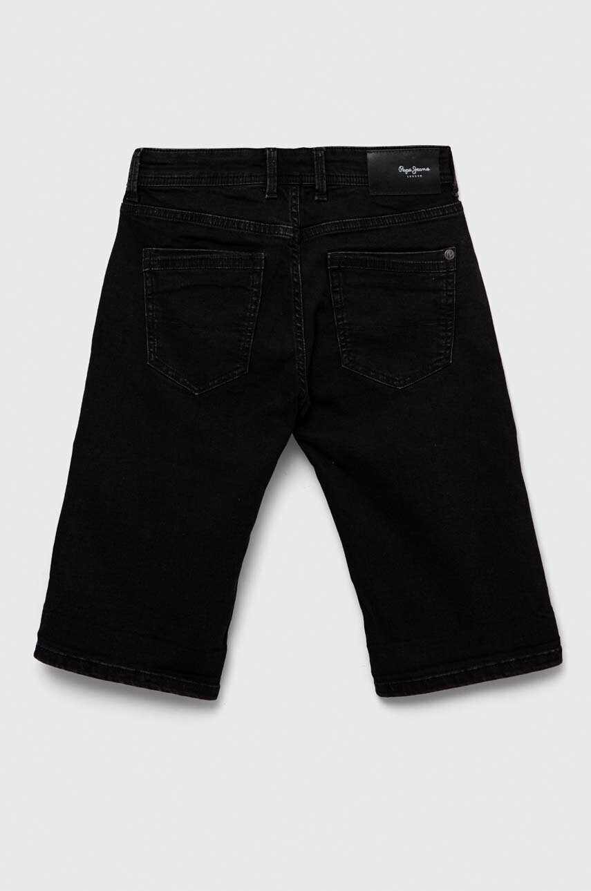 Pepe Jeans Дънкови къси панталони в синьо с регулируема талия - Pepit.bg