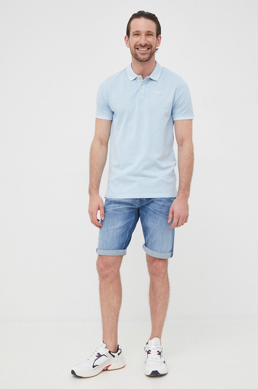 Pepe Jeans Дънкови къси панталони Callen Short - Pepit.bg