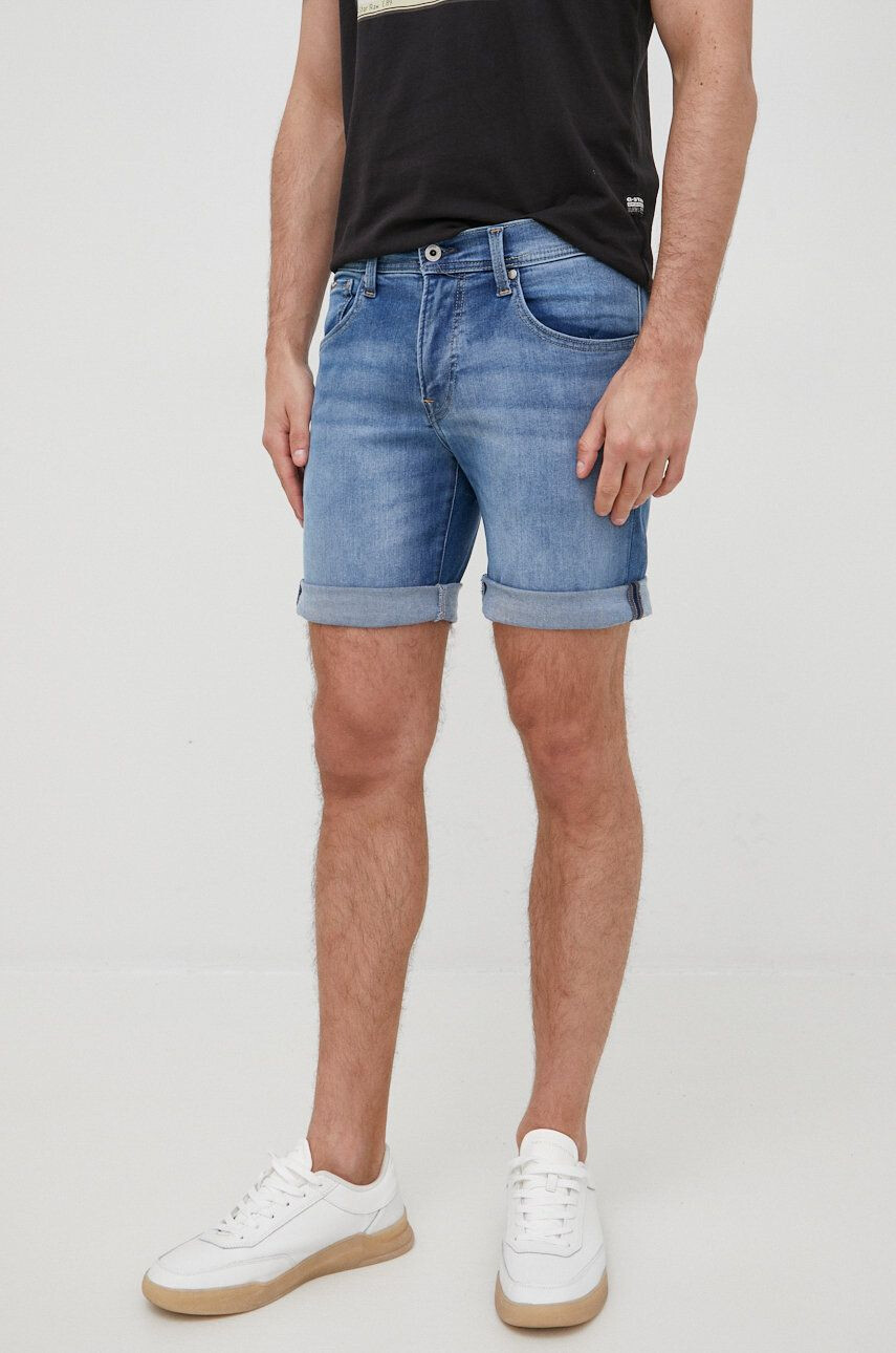 Pepe Jeans Дънкови къси панталони Cane Short - Pepit.bg