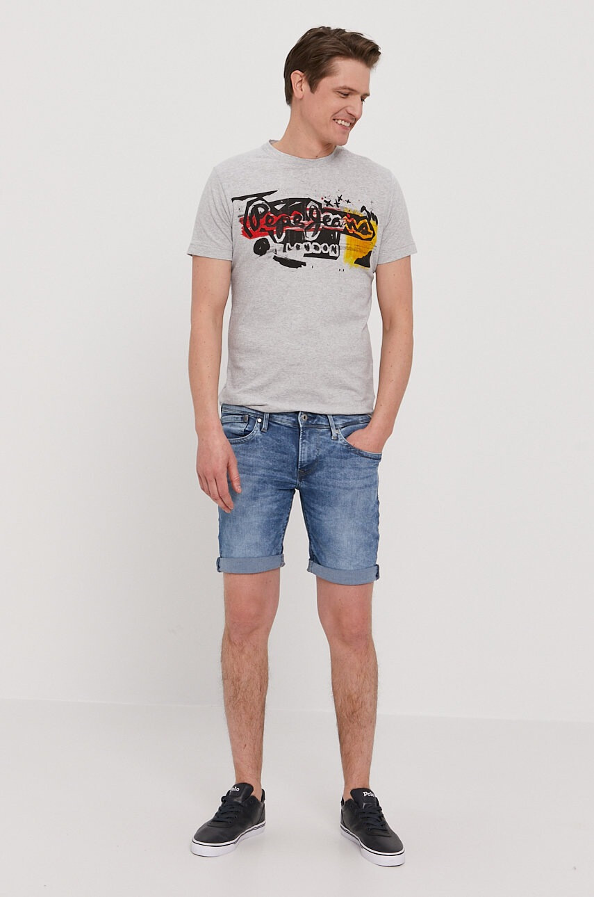 Pepe Jeans Дънкови Къс панталон - Pepit.bg
