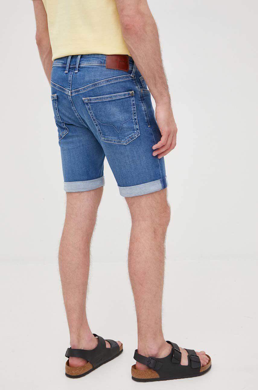 Pepe Jeans Дънкови къси панталони Hatch Short в тъмносиньо - Pepit.bg