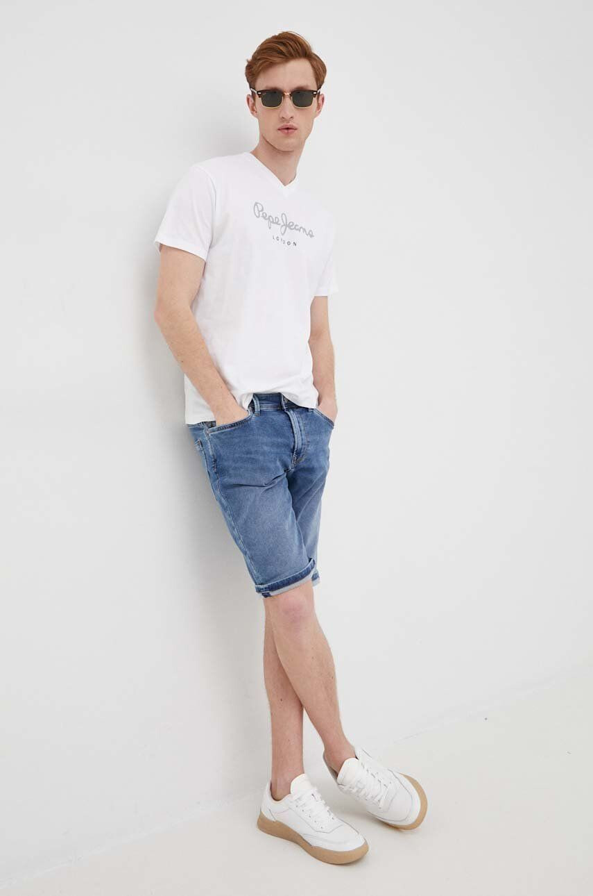 Pepe Jeans Дънкови къси панталони Jack Short Used - Pepit.bg