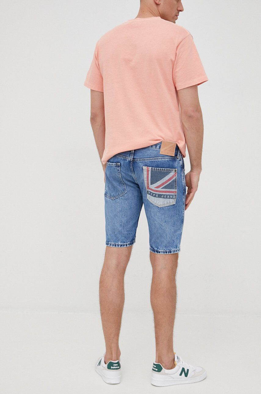 Pepe Jeans Дънкови къси панталони Stanley Short Logo - Pepit.bg